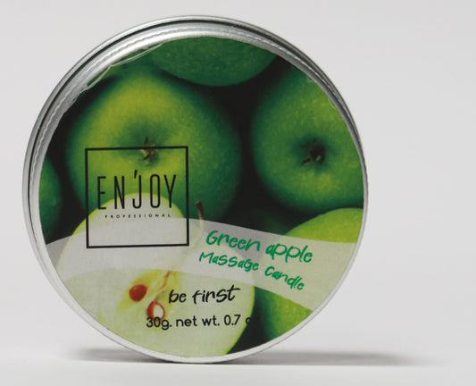 Enjoy Candela da massaggio alla mela verde, 30 ml