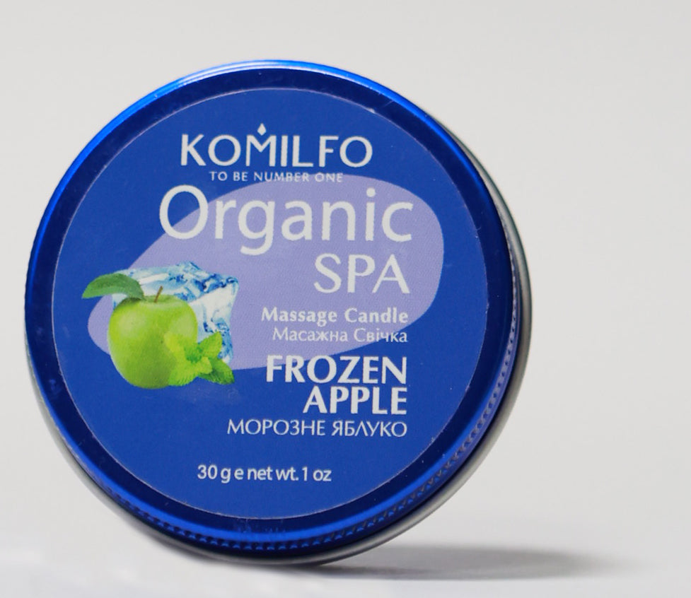 Komilfo Candela da massaggio - Mela congelata, 30 g