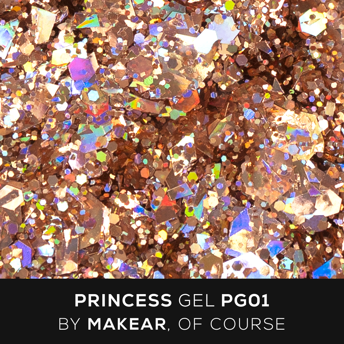 PG01 Princess Gel - Gold 5ml Makear