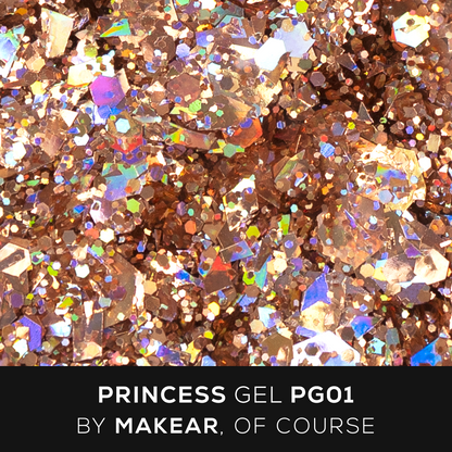 PG01 Princess Gel - Gold 5ml Makear