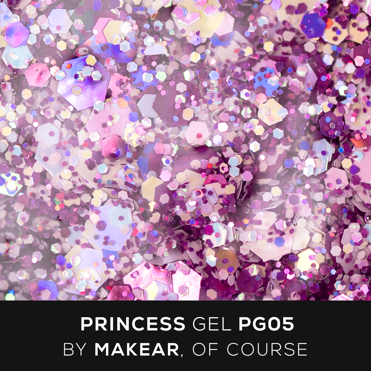 PG05 Princess Gel - Pink 5ml Makear